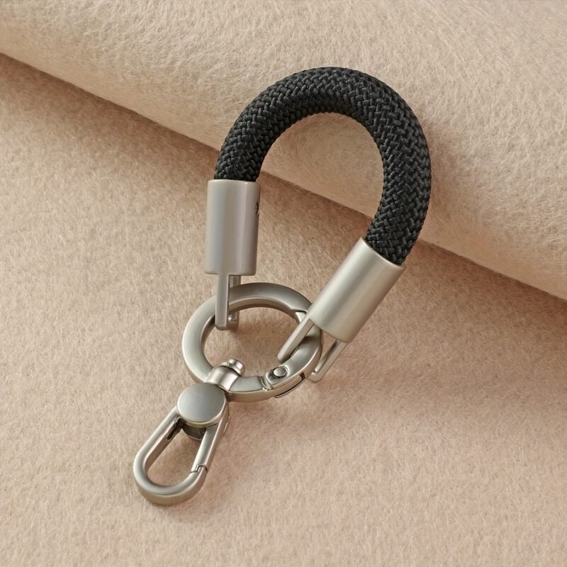 1pc 360-degree rotatable finger strap  BLACK