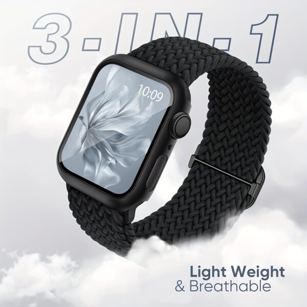 5e245566-4cd6-44fe-925c-b31776861f1b.jpg Braided Stretchy Band for Apple Watch Compatible