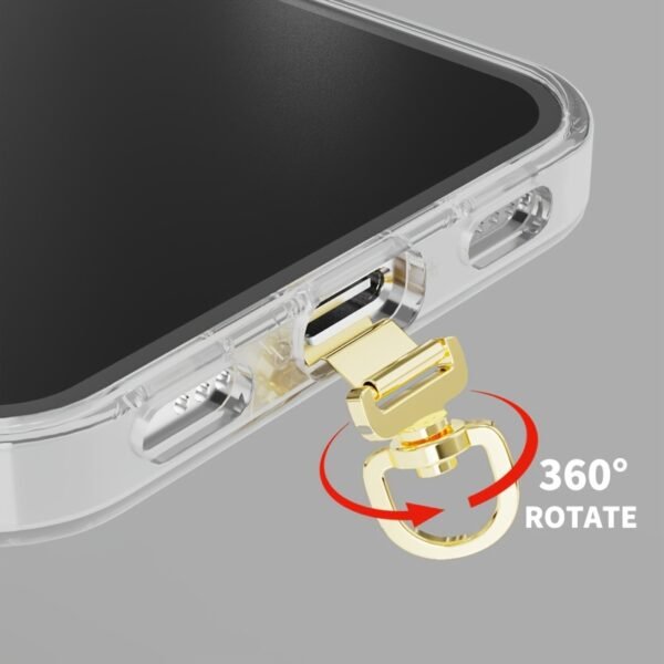 360° Rotating Stainless Steel Phone Lanyard Connectors