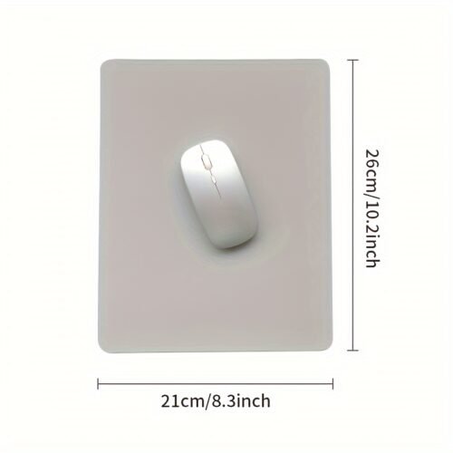 Faux Leather Mouse Pad Solid Color Simple Fashion Office Mouse Pad Home Office Student  Random color