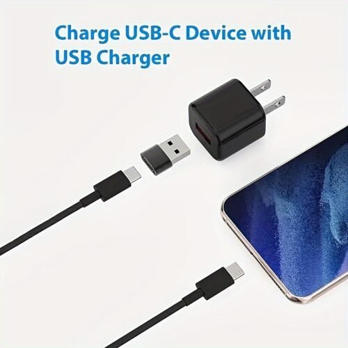 fdfe3d27-e9ab-47fa-a932-caec5dff27fe.jpg A Set of Two Adapters for USB to Type-C